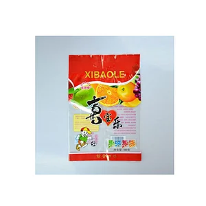 Custom color print Heat seal PE bag for for popular kids food jelly packaging