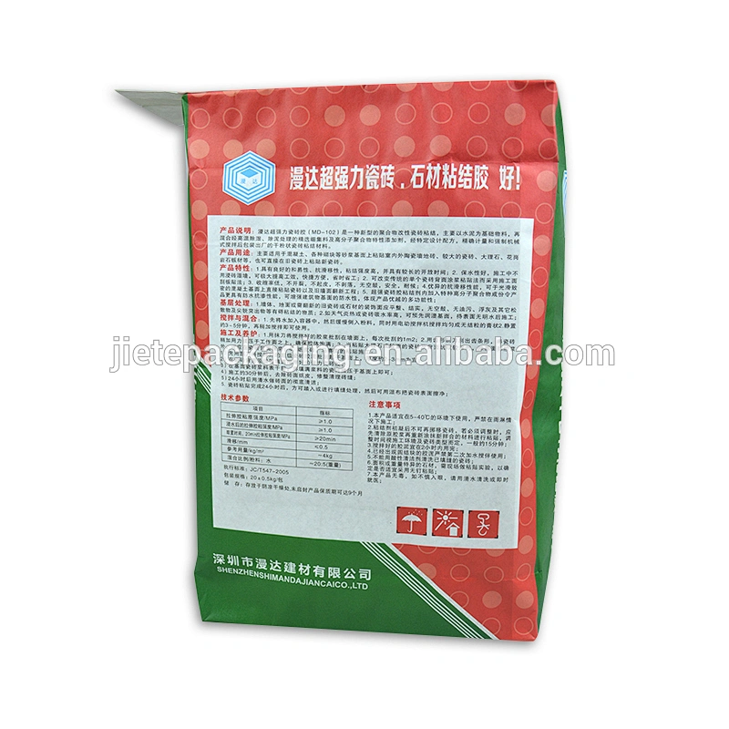 Side gusset cement, glue packaging kraft paper bag with valve port and block bottom