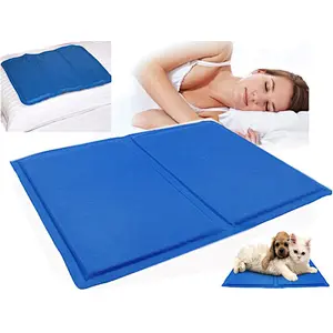 Popular Cool GEL PAD CUSHION PILLOW BED MATTRESS TOPPER YOGA CAR PET SELF COOLING