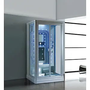 Hot selling rectangle steam room shower steam bathtub with acrylic tray