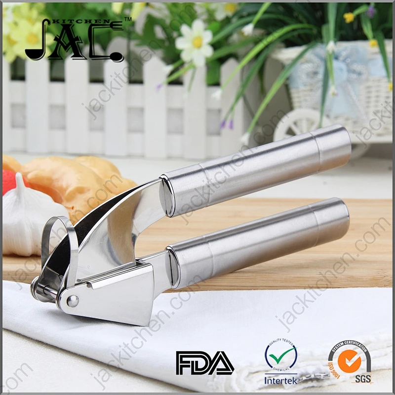 Gloriously Designed Stainless Steel Kitchen Garlic Press