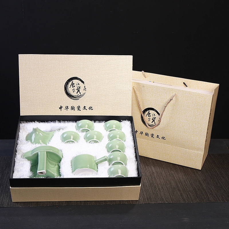 2019 porcelain cup set handmade ceramic cup corporrate giveaways for anniversary