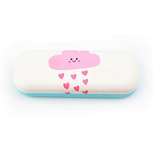 Color Floating Cloud Digital Printing Eyewear Case for Children