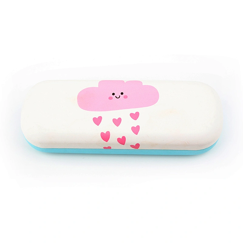 Color Floating Cloud Digital Printing Eyewear Case for Children