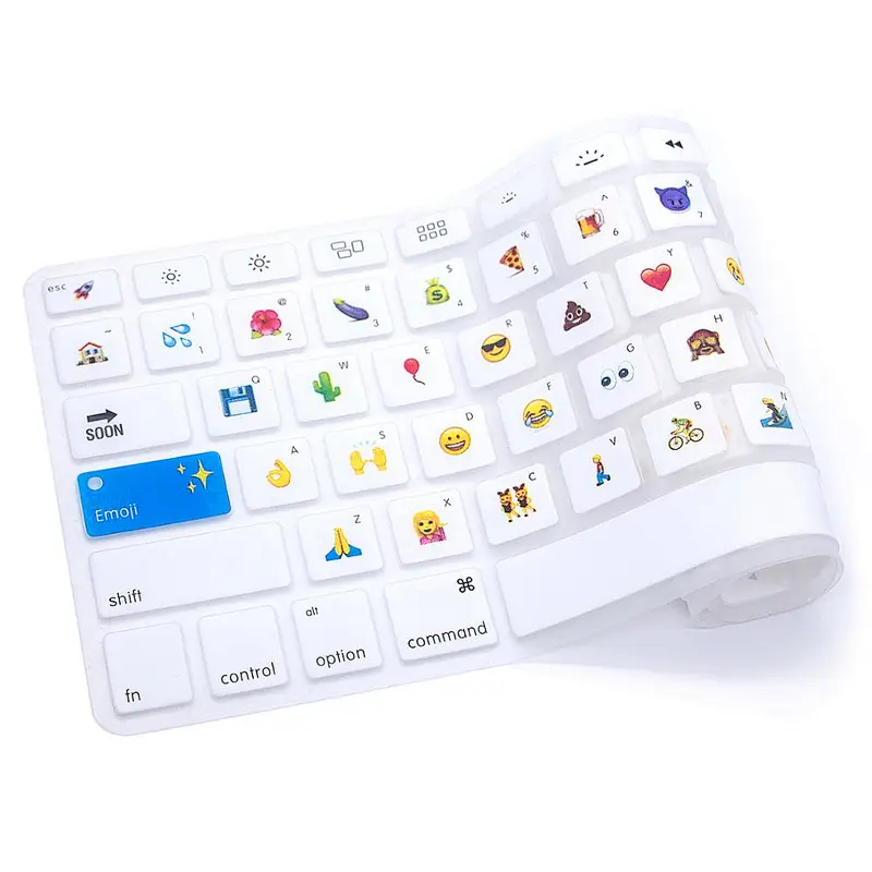 Cartoon Design Silicone Keyboard Covers laptop skin covers for Macbook pro 15 for cover for macbook pro 13