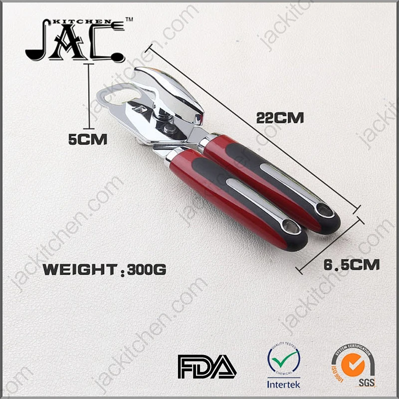 Best Selling Multi functional Can Opener with Red Handle