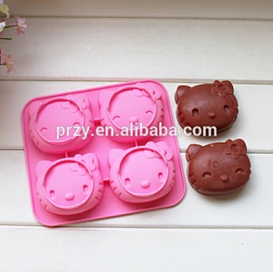 PRZY PR313 kitty cat silicone mold for cake