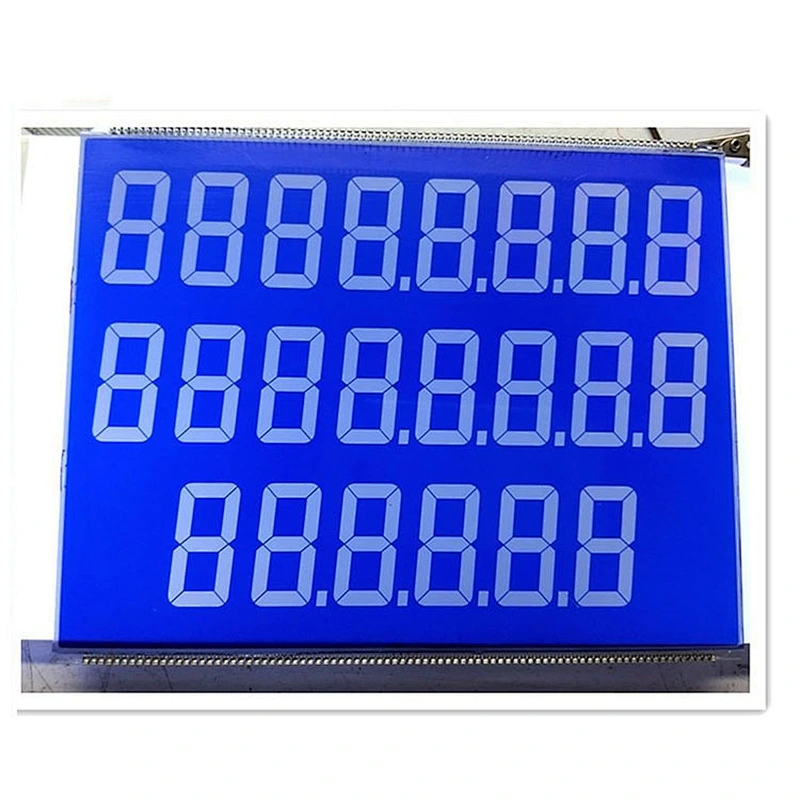 22 digits fuel dispenser transparent lcd display