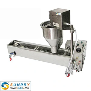 Electric automatic mini donut machine for 400 PCS per hour with counter donut filling machine (SUNRRY SY-DN11B)