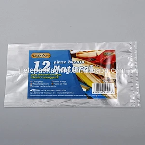 good quality transparent color printing PE food bag
