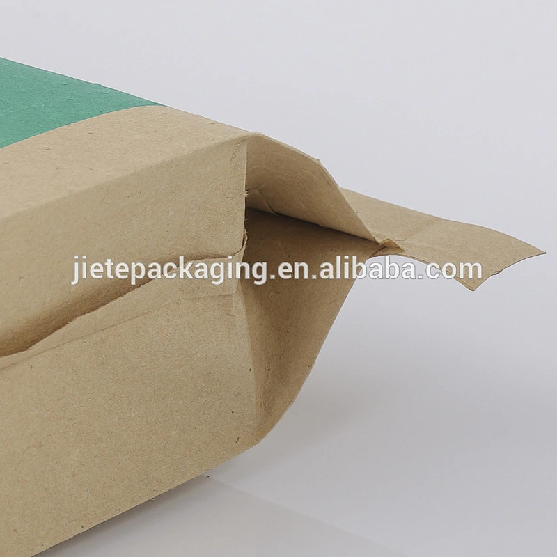 empty paper-plastic compound bags with valve port for building glue