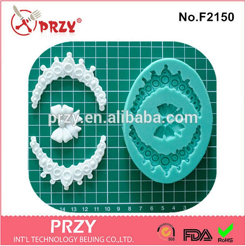 F2150 PRZY gum paste silicone mold cake decorating supplier