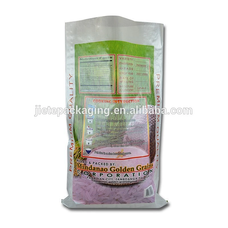 5kg 25kg 30kg custom order use laminated plastic pp woven bag for flour, rice, seed, feed packaging design