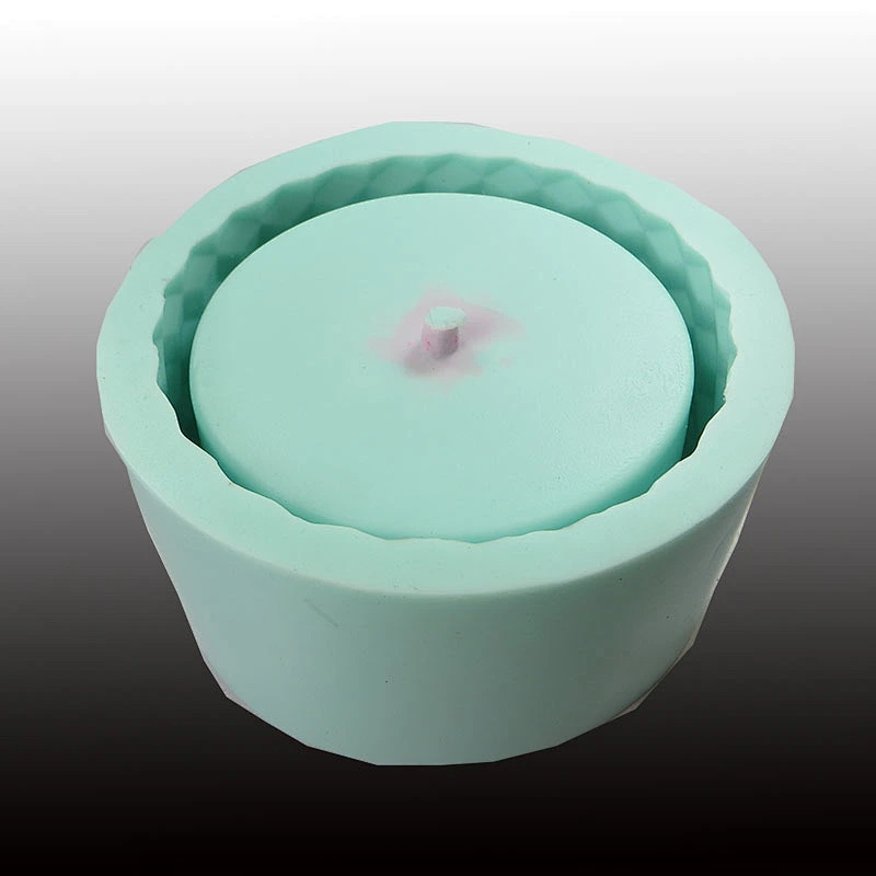 Nordic cement storage tray decoration silica gel resin cylindrical geometry large flowerpot silicone mold Concrete
