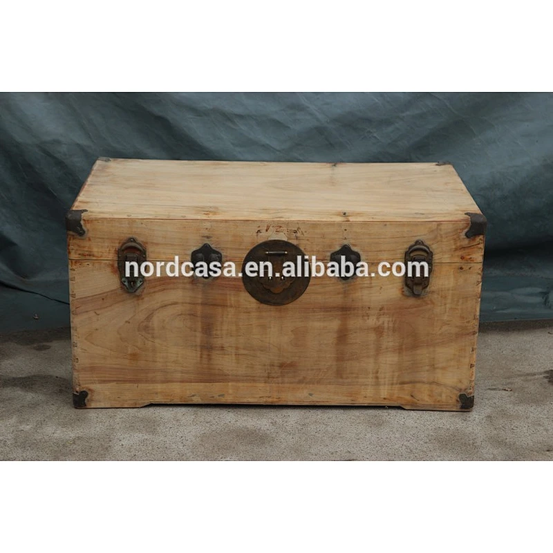 Chinese antique natural camphor wood trunks