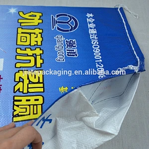 color printed bopp or matte laminated moisture proof cement, putty bags with valve port in packaging