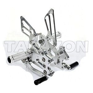 Racing bike CNC Billet Adjustable Rear set Footrest For KTM RC8