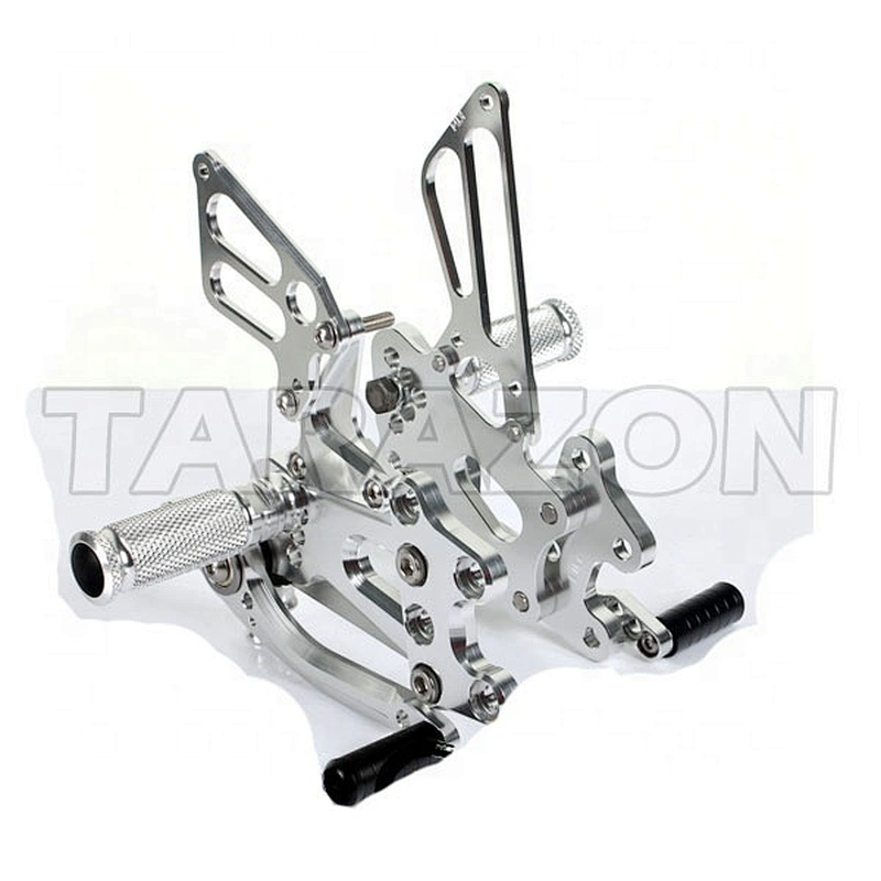 Racing bike CNC Billet Adjustable Rear set Footrest For KTM RC8