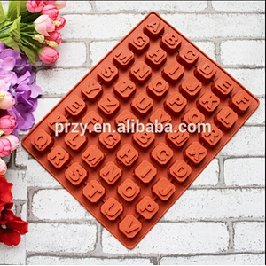 PRZY PR327 silicone letter mold for cake decorating