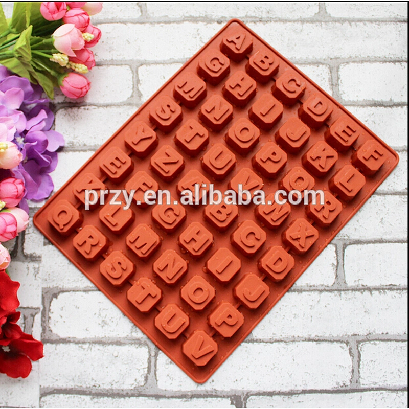 PRZY PR327 silicone letter mold for cake decorating