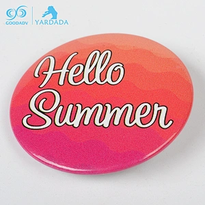 Word/ letter logo pin badge,Garment custom Button Badge