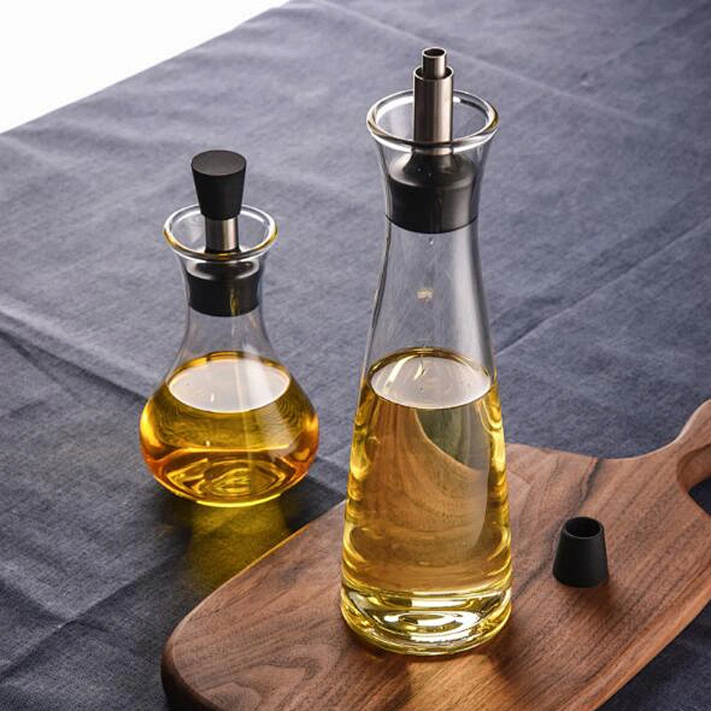heat resistant glass bottle 500ml vinegar bottle with 304# stainless steel stopper