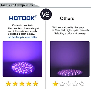 HOTOOK China Supplier LED Marine Underwater Light 120V 35W RGB IP68 Waterproof Par56-E27 Pool Light for Spa Pond Piscina