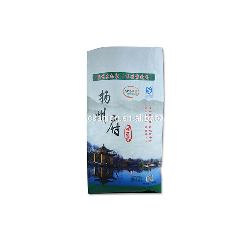 China supplier pp woven rice packing bag 25kg