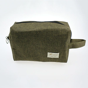 Waterproof Portable Travel Makeup Bag Wholesale Customized Logo Canvas Cosmetic Bag China Suppliers Looking for Partner