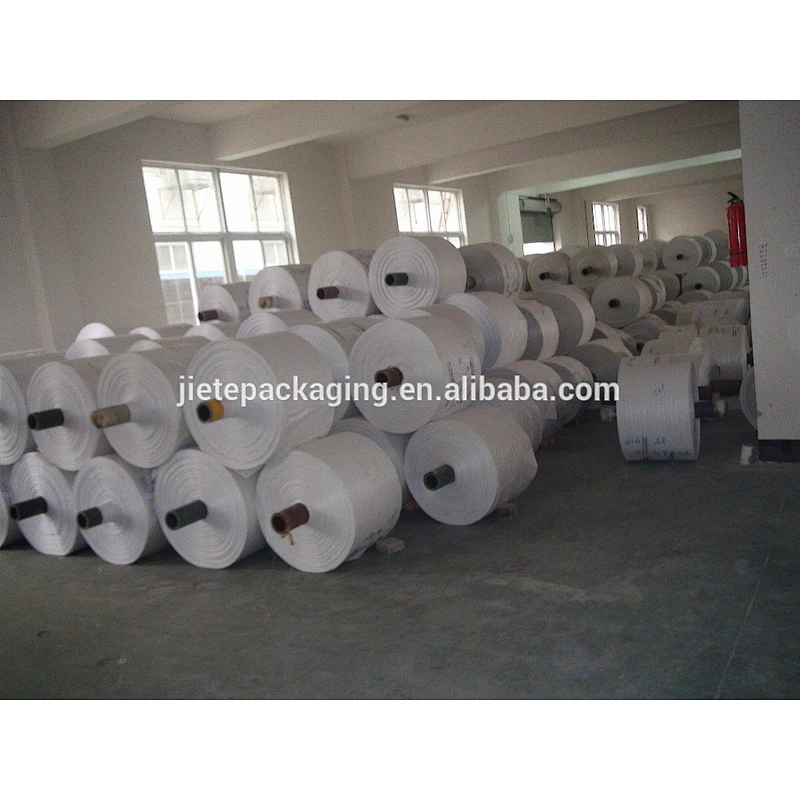 Customized cheap pp woven bag roll fabric tubular width 30cm to 150cm
