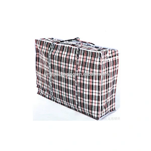 Economical custom design china recyclable pp woven zipper bag