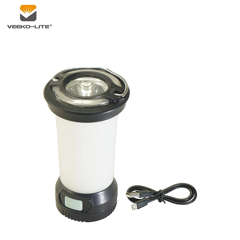 USB Rechargeable LED Camping Light Small Flash Light Emergency Red light Multi Function
