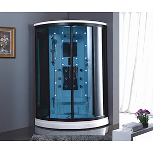 Indoor Enclosed Sauna Wet Steam Shower Room For Two Persons
