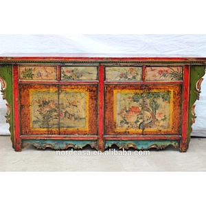 2015 hot sale Living room drawing cabinet Chinese style antique furniture cabinet