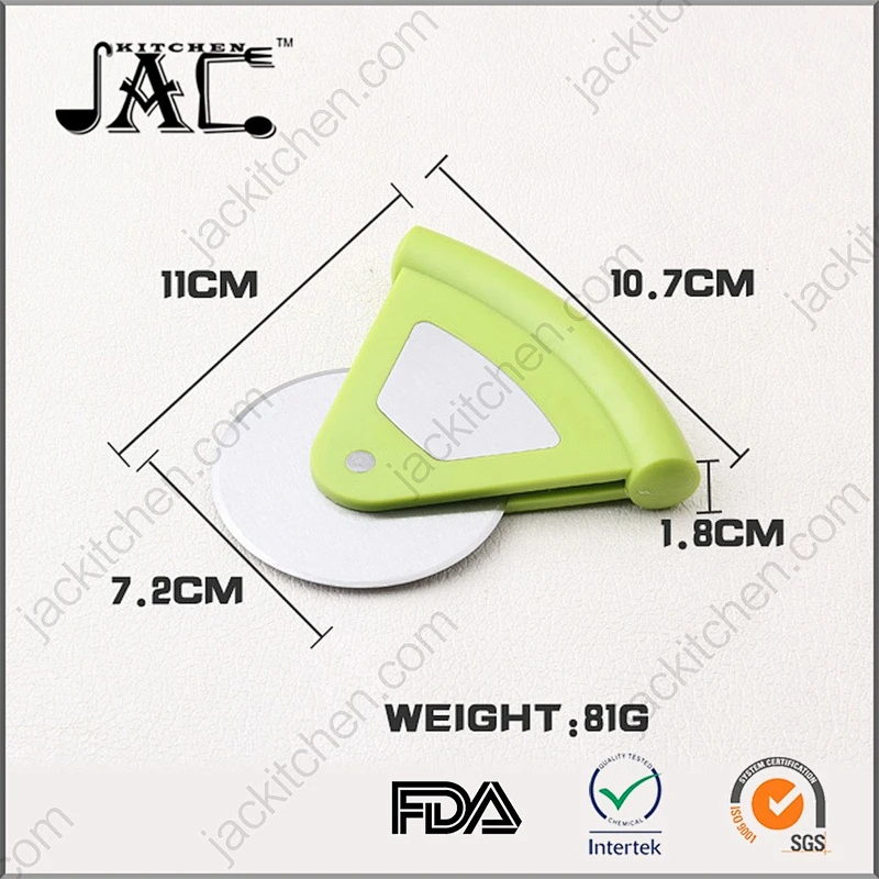 Stainless Steel Pizza Cutter Wheel With PP Cover