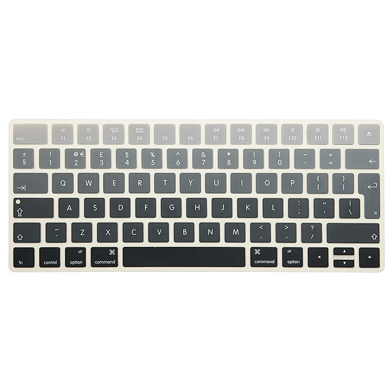 EU Version English Letter Colors Silicone Rainbow Keyboard Stickers Skin keyboard skins Cover For magic keyboard protector