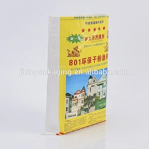 20kg 25kg cement, coating, washing powder packaging pp woven bag China wholesale