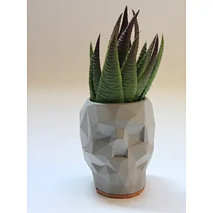 S9064 Geometric Skull flower pot molds Concrete pot silicone molds concrete holder molds cement moulds