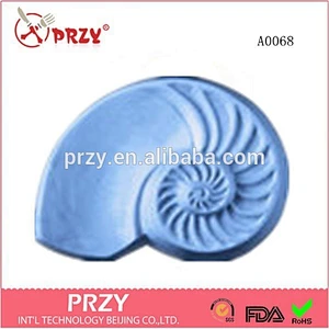 silicone chambered Nautilus soap mold