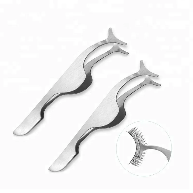 Custom Logo Mini Portable False Eyelashes Extension Tool Private Label Curl Eyelash Curler Set Stainless Steel