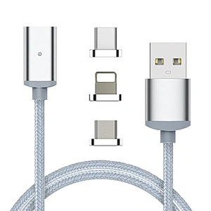CY-548E New Arrival Universal 3 in 1 magnetic data Cable for iPhone Micro Type C