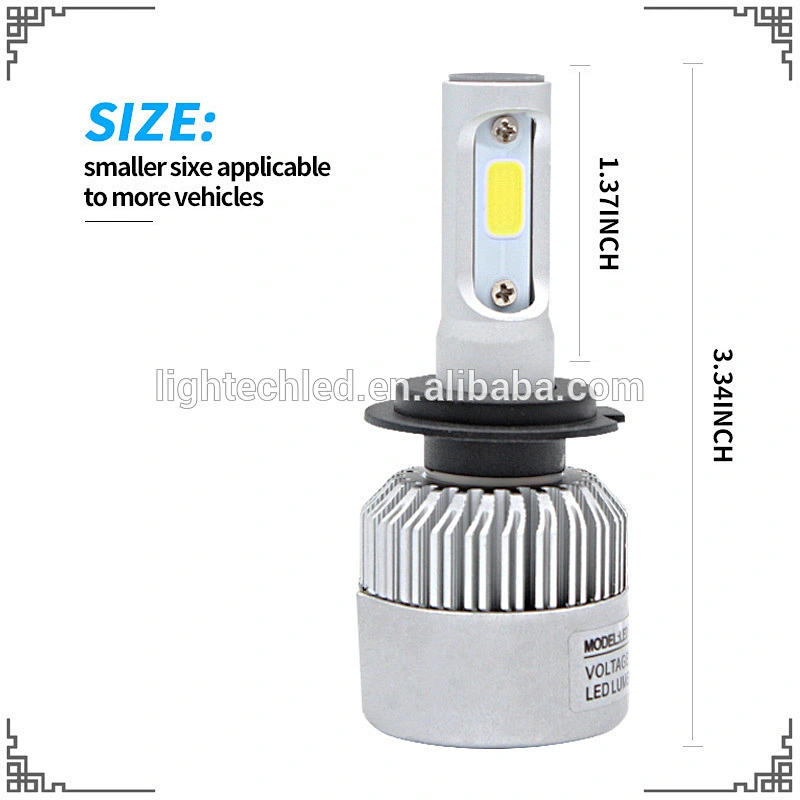 S2 COB Led Auto Headlight Bulb H4 H7 H11
