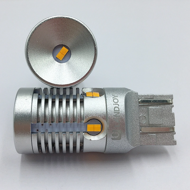 LANDJOY S1C tail & turning car lights t20 w21/5w 7443 led amber