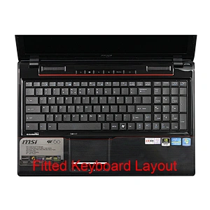 TPU Keyboard Protector Skin Cover guard for MSI GE60