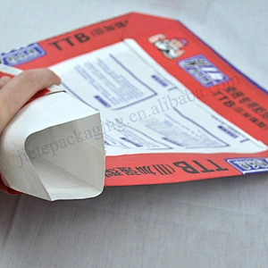 Customized multi-layer kraft paper block bottom stand up cement packaging bag 20kg for sale