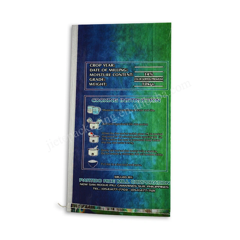 Customized bopp laminated pp woven basmati rice bag wheat in plastic packaging sack 10kg 25kg 50kg