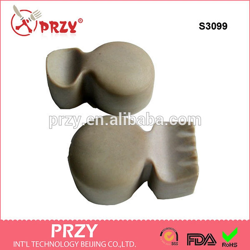 S3099 Spoon and Fork Silicone Soap Mold 2pcs/set