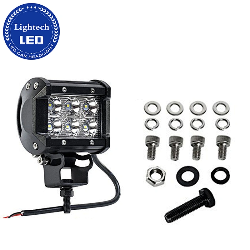 Auto Led Driving Light Bar 18W 4inch Led Light Bar Off road Led Light Bar For Trucks