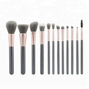 12pcs Private Label Face Blending Makeup Brushes Set With Bag Soft Synthetic Hair For Beauty Cosmetics pincel maquiagem
