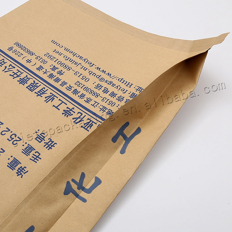 25kg kraft paper plastic compound cement bag for bitumen,mortar,gypsum, lime